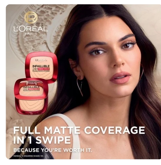 🆕🧴L'Oreal Infallible 24H Fresh Wear Foundation In A Powder - #300,  Amber - Picture 1 of 6